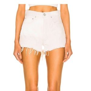 Moussy Vintage White Jean Shorts Size 28